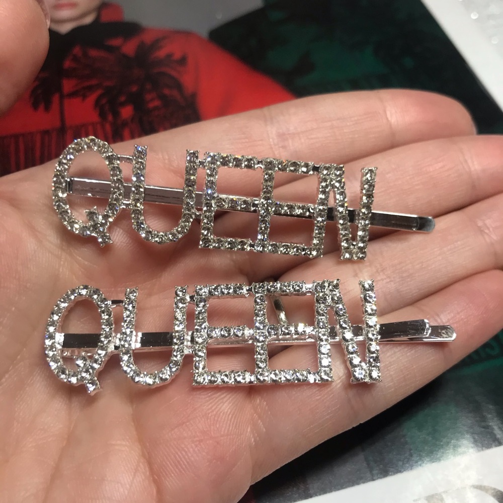 Two hair clips Queen - Picture 4 of 4